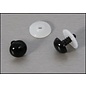 Veiligheidogen 7,5mm, Zwart, 2 Paar