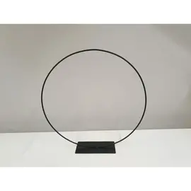 METALEN FRAME RING OP VOET 40CM ZWART