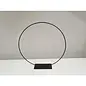 METALEN FRAME RING OP VOET 40CM ZWART
