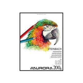 Tekenblok "Steinbach" 270x360mm, 200g, 20 vel - Wit