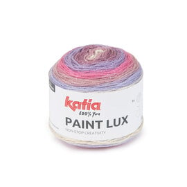 Katia PAINT LUX 51 - Kauwgom roze-Parelachtig paars bad 74771