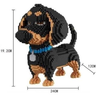 Balody Teckel - Nanoblocks / miniblocks - bouwset / 3D puzzel - 2100 bouwsteentjes