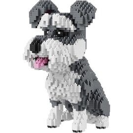 Balody Schnauzer - Nanoblocks / miniblocks - Bouwset / 3D puzzel - 2100 bouwsteentjes
