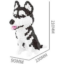 Balody Husky - Nanoblocks - bouwset / 3D puzzel - 1900 miniblocks