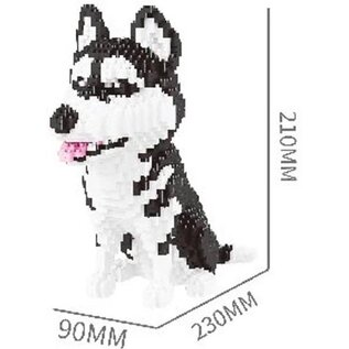 Balody Husky - Nanoblocks - bouwset / 3D puzzel - 1900 miniblocks