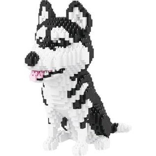 Balody Husky - Nanoblocks - bouwset / 3D puzzel - 1900 miniblocks