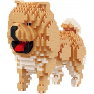 Balody Chow chow - Nanoblocks - bouwset / 3D puzzel - 768 bouwsteentjes