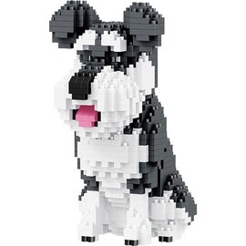 Balody Schnauzer - Nanoblocks - bouwset / 3D puzzel - 934 bouwsteentjes