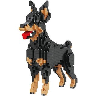 Balody Doberman - Nanoblocks - bouwset / 3D puzzel - 957 bouwsteentjes