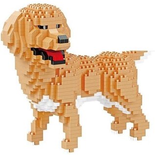 Balody Golden Retriever - Nanoblocks - bouwset / 3D puzzel - 824 bouwsteentjes