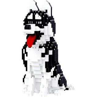 Balody Husky - Nanoblocks - bouwset / 3D puzzel - 753 bouwsteentjes