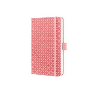 notitieboek - Jolie Flair - A6 - hardcover - 174 pagina's - lijn - 80 grams papier - rose -