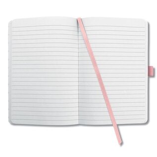 notitieboek - Jolie Flair - A6 - hardcover - 174 pagina's - lijn - 80 grams papier - rose -