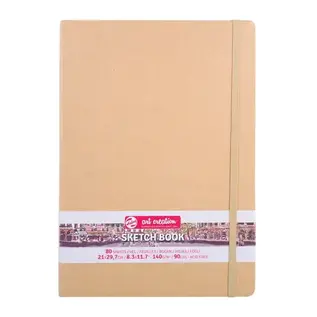 Schetsboek Kraftpapier Omslag 21 x 29.7 cm 140 g 80 Vellen