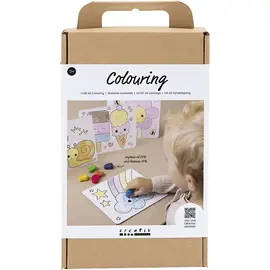 Hobbyset Inkleuren - Tekenbord, Standaardkleuren