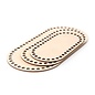Houten bodem Ovale 30x20cm