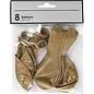Ballonnen 23 cm Goud 10 stuks