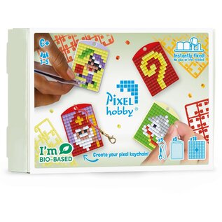 Pixel sleutelhanger set Thema Box - Sinterklaas