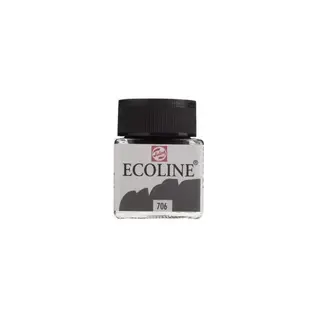 ECOLINE Vloeibare Waterverf Fles 30 ml Donkergrijs 706