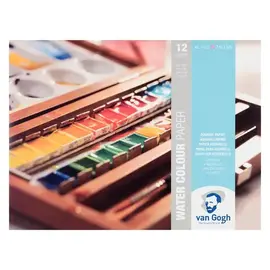 Van Gogh Blok met aquarelverfpapier 12 vellen 300 g formaat 24 x 32 cm
