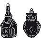 Marianne Design Craftable Mal Tinys ornaments church & owl