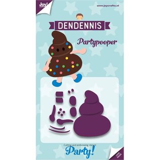 snijstencil Dendennis Party partypooper