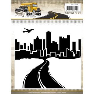 Embossing folder Amy design Daily transport