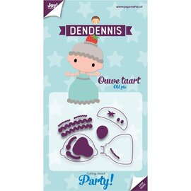 Joy!Crafts Snijstencil - Dendennis Party Ouwe Taart