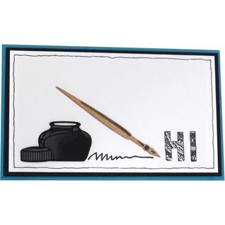 Marianne Design Collectables quill pen and ink