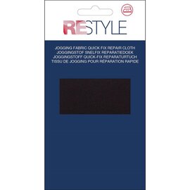 Jogging Snelfix reparatiedoek 12 cm x 45 cm opstrijkbaar - Kleur 000