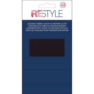 Jogging Snelfix reparatiedoek 12 cm x 45 cm opstrijkbaar - Kleur 000