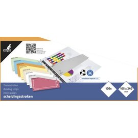 Scheidingsstrook Kangaro 2-gaats 240x105x60mm trapezium 180 grams RC oranje