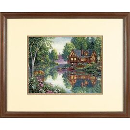 PROMO - Telpakket kruissteek, aida ivoor 18ct, 41x30 cm