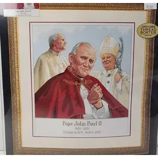 PROMO - Kruissteekpakket - Dimensions Gold Collection Catholic Pope John Paul II