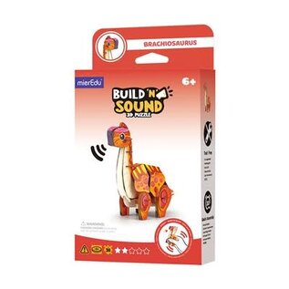 Mieredu - 3D Puzzel Build And Sound - Brachiosaurus