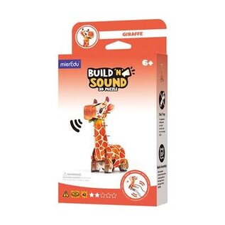 Mieredu - 3D Puzzel Build And Sound - Giraf