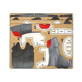 Mieredu - 3D Puzzel Build And Sound - Haai