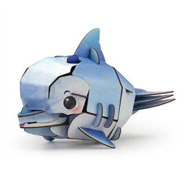 Mieredu - 3D Puzzel Build And Sound - Dolfijn