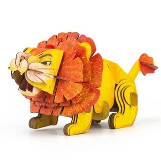 Mieredu - 3D Puzzel Build And Sound - Leeuw