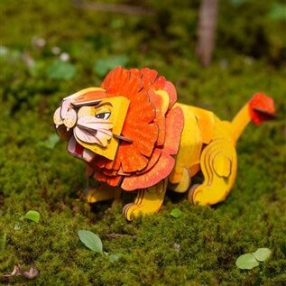 Mieredu - 3D Puzzel Build And Sound - Leeuw