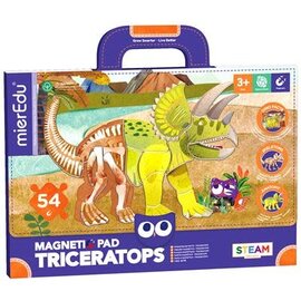 Mieredu - Magnetisch Pad - Dinosaurus - TRICERATOPS