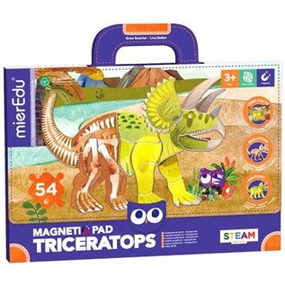 Mieredu - Magnetisch Pad - Dinosaurus - TRICERATOPS