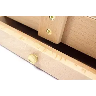 Multifunctionele gereedschapskist Kangaro 3 lagen, 4 laden beukenhout met handvat 23.5x13x34cm