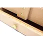 Multifunctionele gereedschapskist Kangaro 3 lagen, 4 laden beukenhout met handvat 23.5x13x34cm