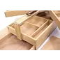 Multifunctionele gereedschapskist Kangaro 3 lagen, 4 laden beukenhout met handvat 23.5x13x34cm