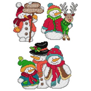 Kruissteek telpakket Sneeuwpop 3 ontwerpen