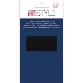 Elastisch Snelfix reparatiedoek 12 cm x 45 cm opstrijkbaar - Kleur 000