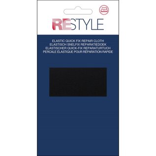 Elastisch Snelfix reparatiedoek 12 cm x 45 cm opstrijkbaar - Kleur 000