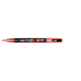 Posca Marker PC-3ML Rood Glitter 0,9-1,3mm