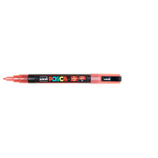 Posca Marker PC-3ML Rood Glitter 0,9-1,3mm